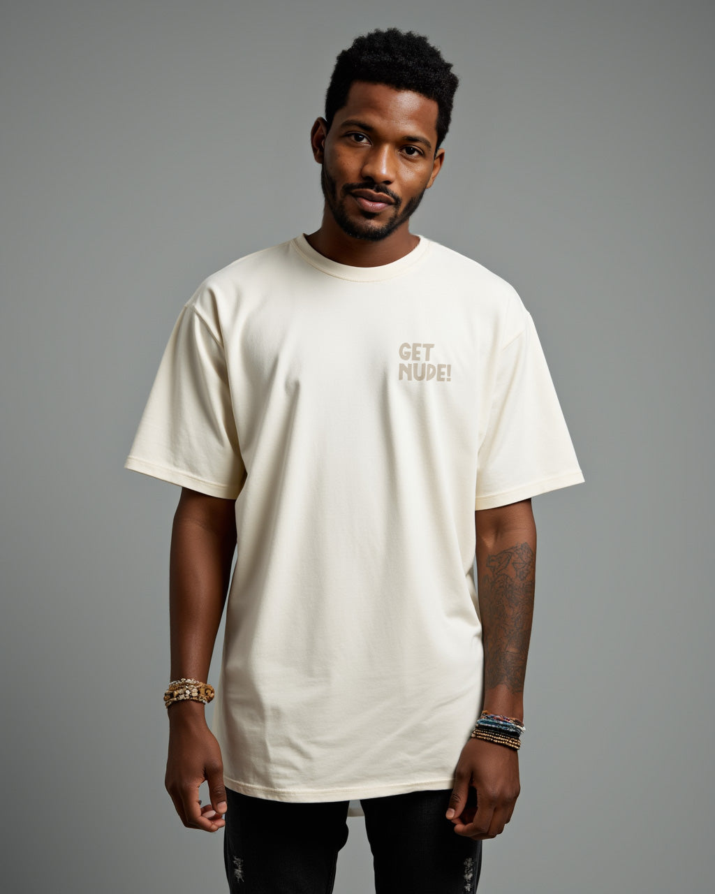 Spikee Mikey Relaxed T-shirt | Chalk