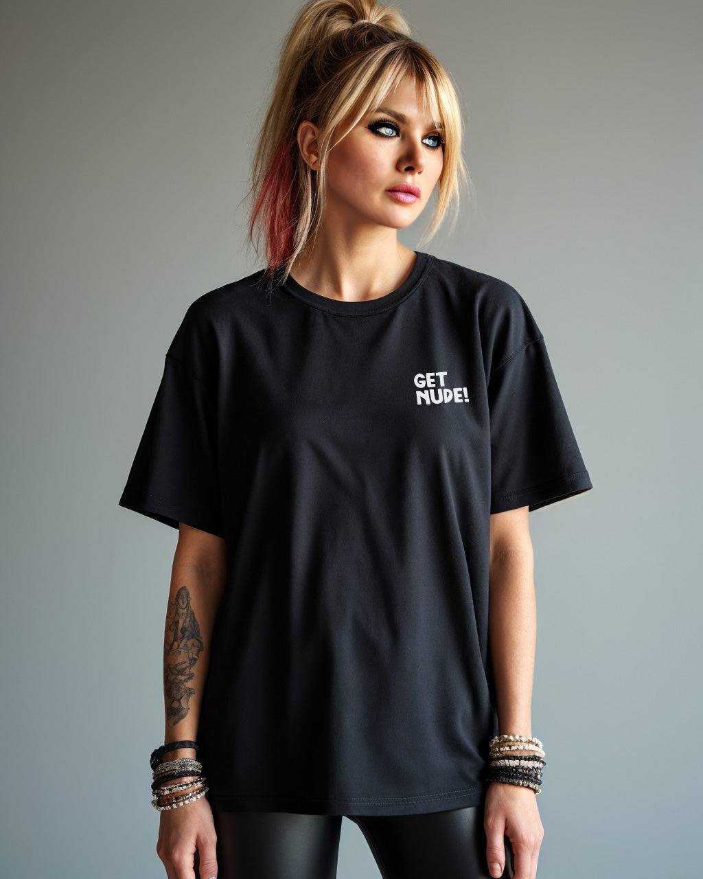 Wavey Weedie Relaxed T-shirt | Charcoal