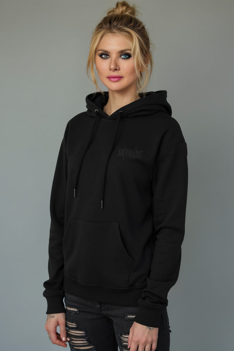 GetNude Ambigram Hoodie | Black/Black