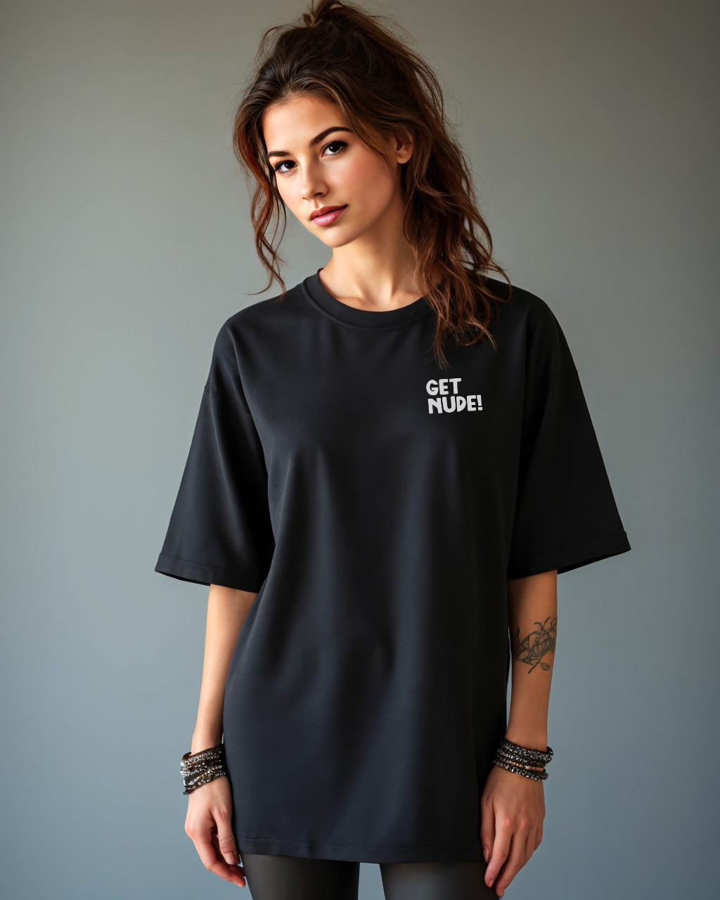 DJ Dog+Bone Relaxed T-shirt | Charcoal