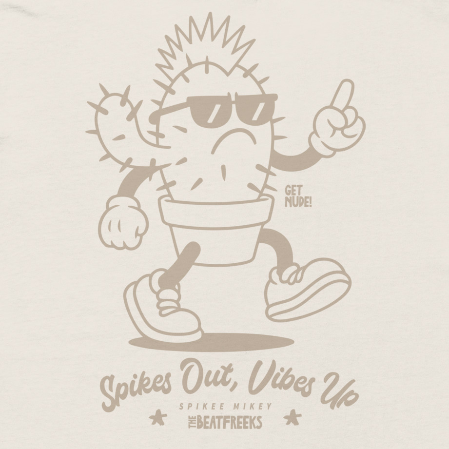 Spikee Mikey Relaxed T-shirt | Chalk