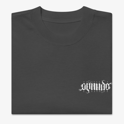 GetNude Ambigram Relaxed Fit T-Shirt | Charcoal